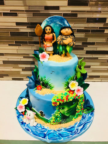 Moana Tiered cake