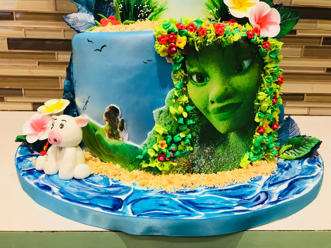 Moana Tiered cake