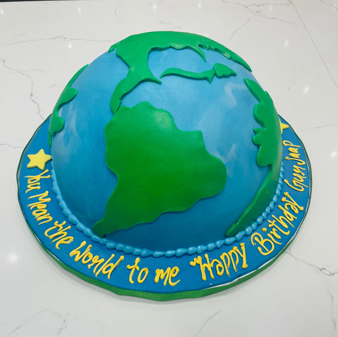 EARTH MOLDED CAKE