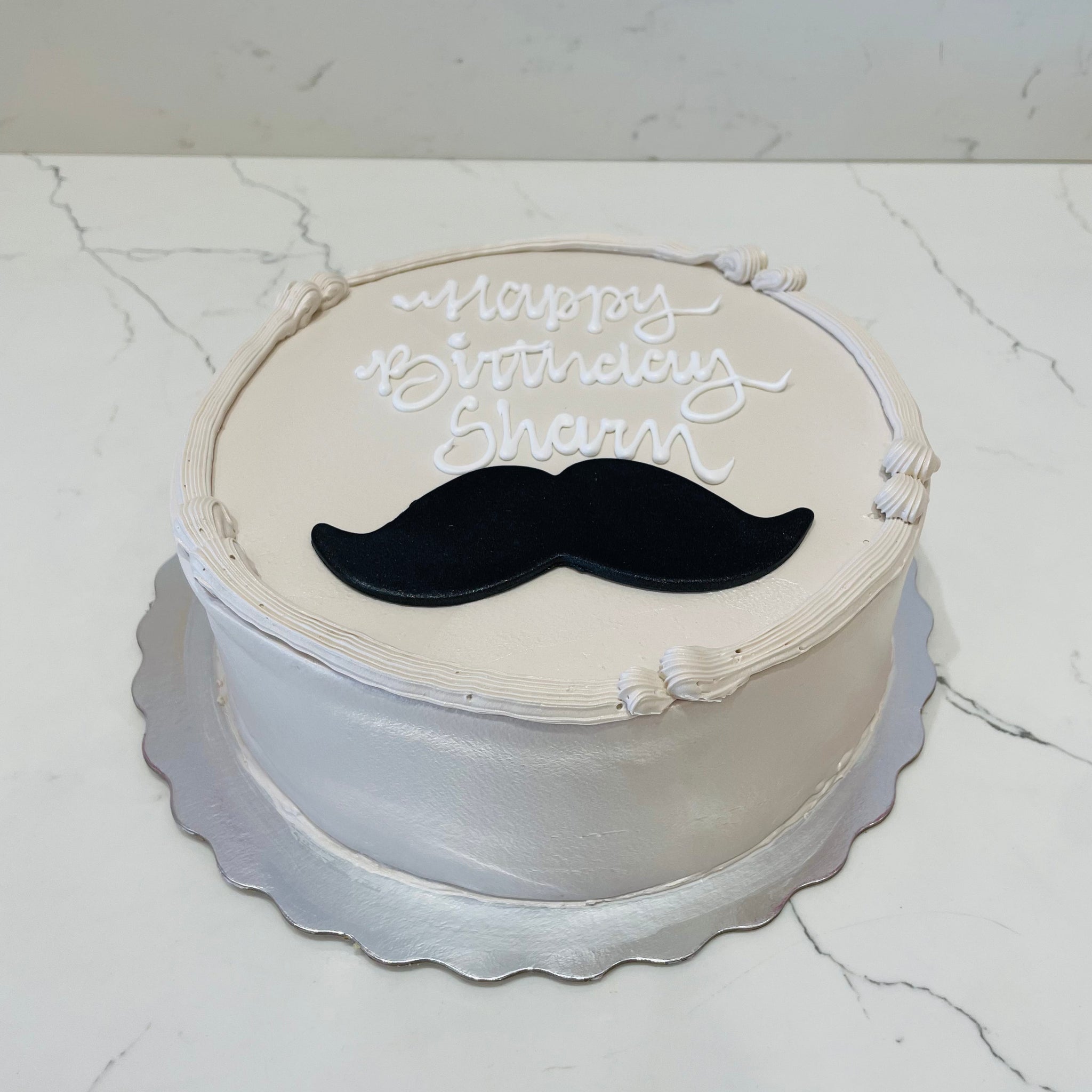 Sharn Moustache Cake