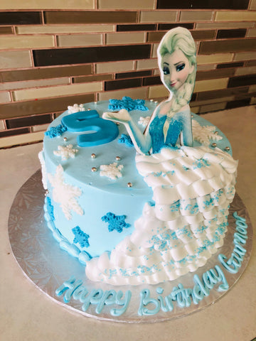 Gurnoor Frozen birthday cake