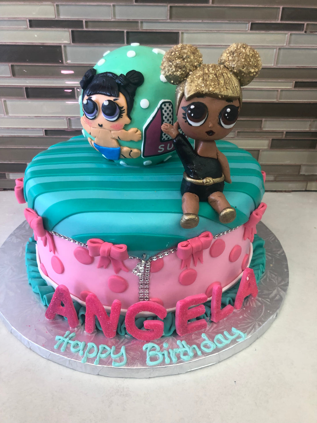 Angela LOL surprise Birthday cake