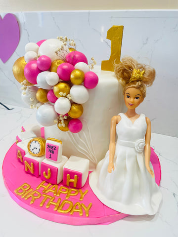 SAANJH BALLOON FONDANT CAKE