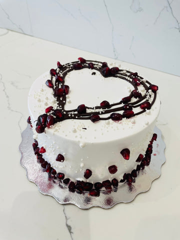 POMEGRANATE VALENTINE CAKE