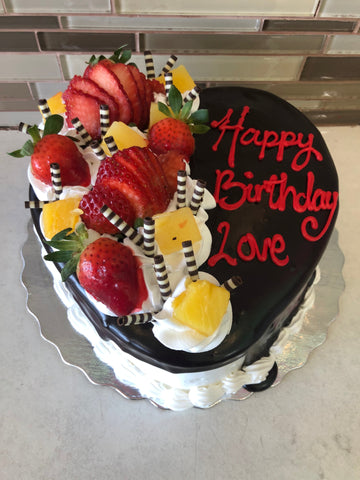 Fruit Heart Cake