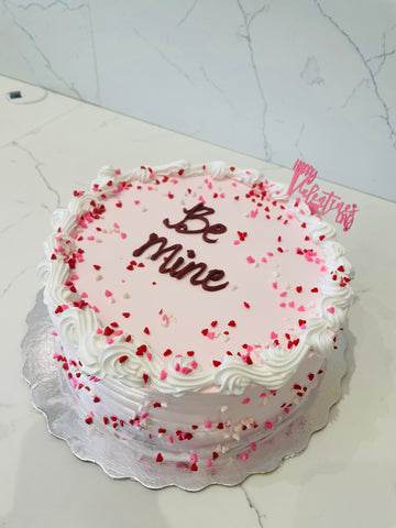 BE MINE PINK CAKE