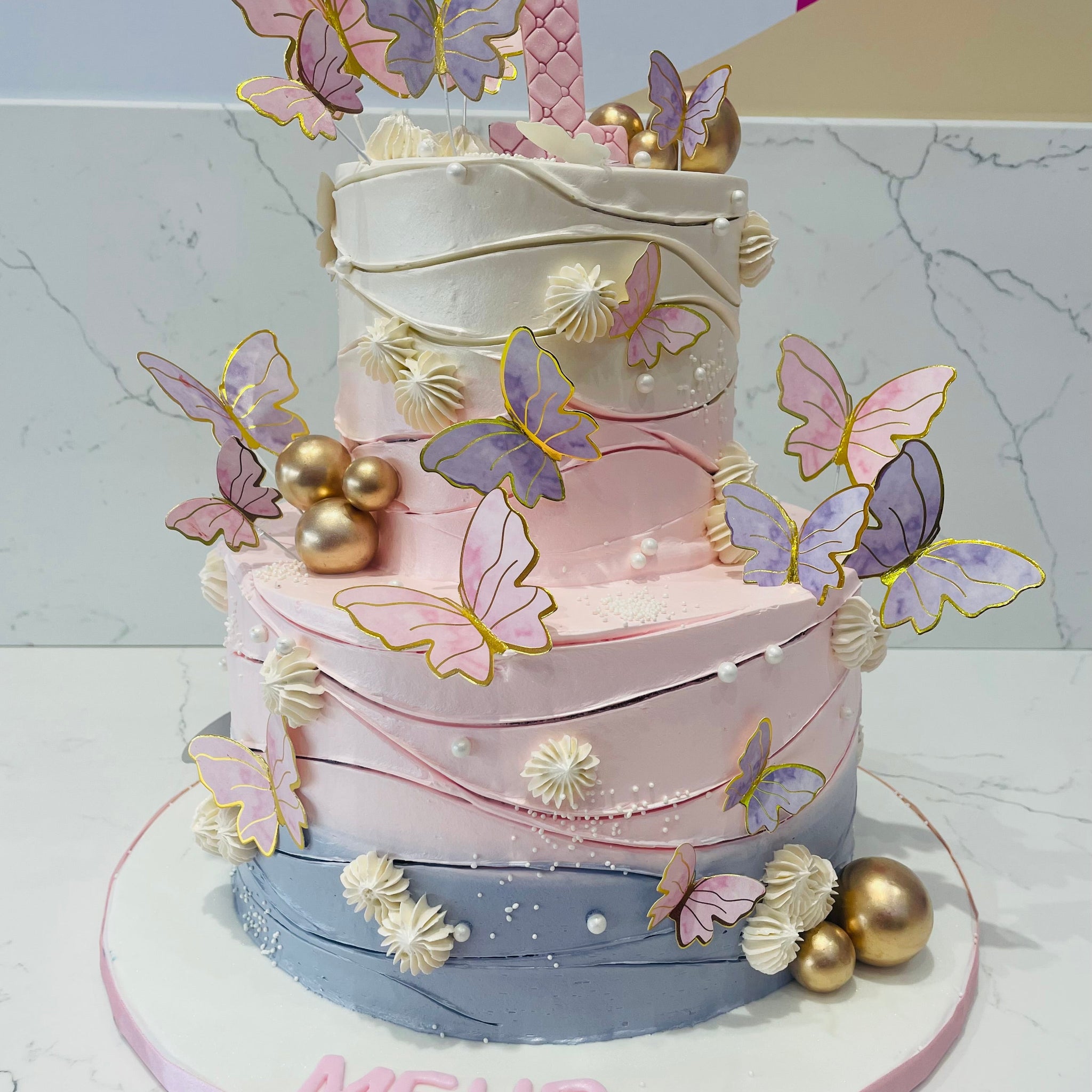 MEHR BUTTERFLY BIRTHDAY CAKE