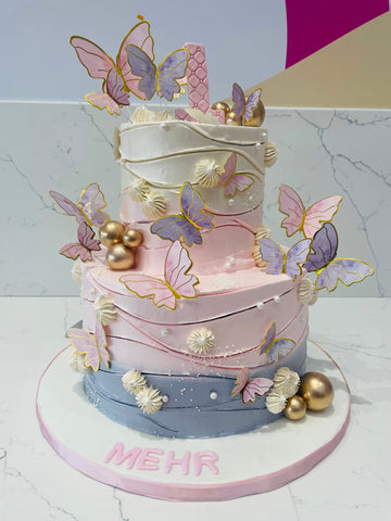 MEHR BUTTERFLY BIRTHDAY CAKE