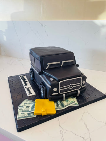 JEEP FONDANT MOLDED CAKE