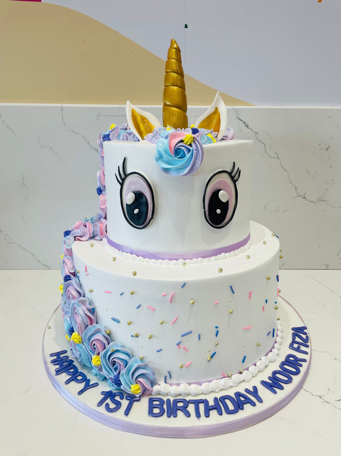 NOOR unicorn Tiered Cake