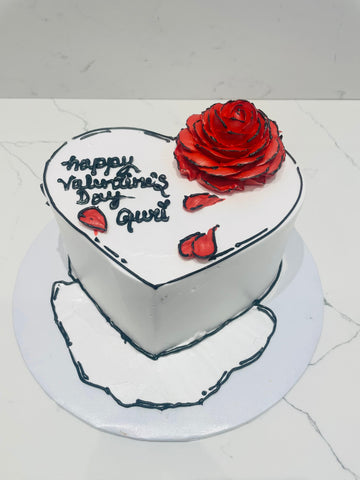 GURI  HEART VALENTINE CAKE