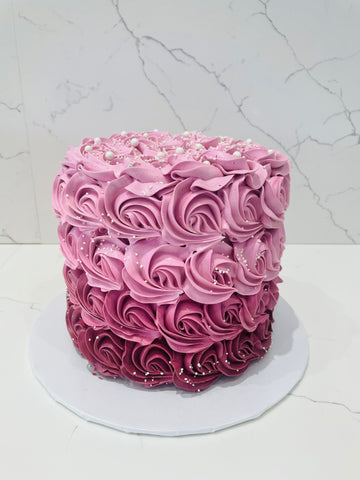 JAZZ ROSETTE SMASH CAKE