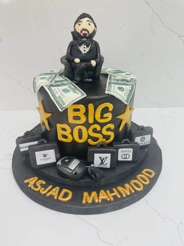 BIG BOSS FONDANT CAKE