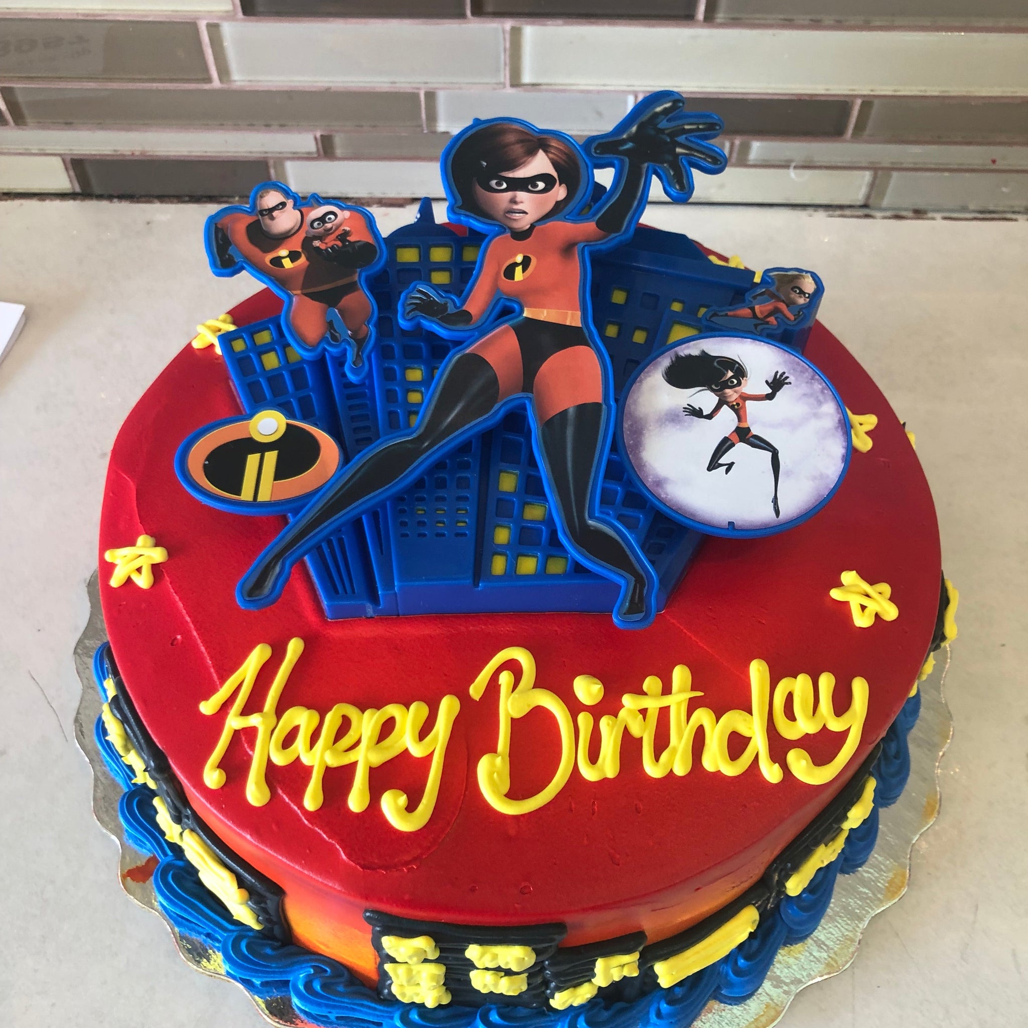 Incredibles Toy cake