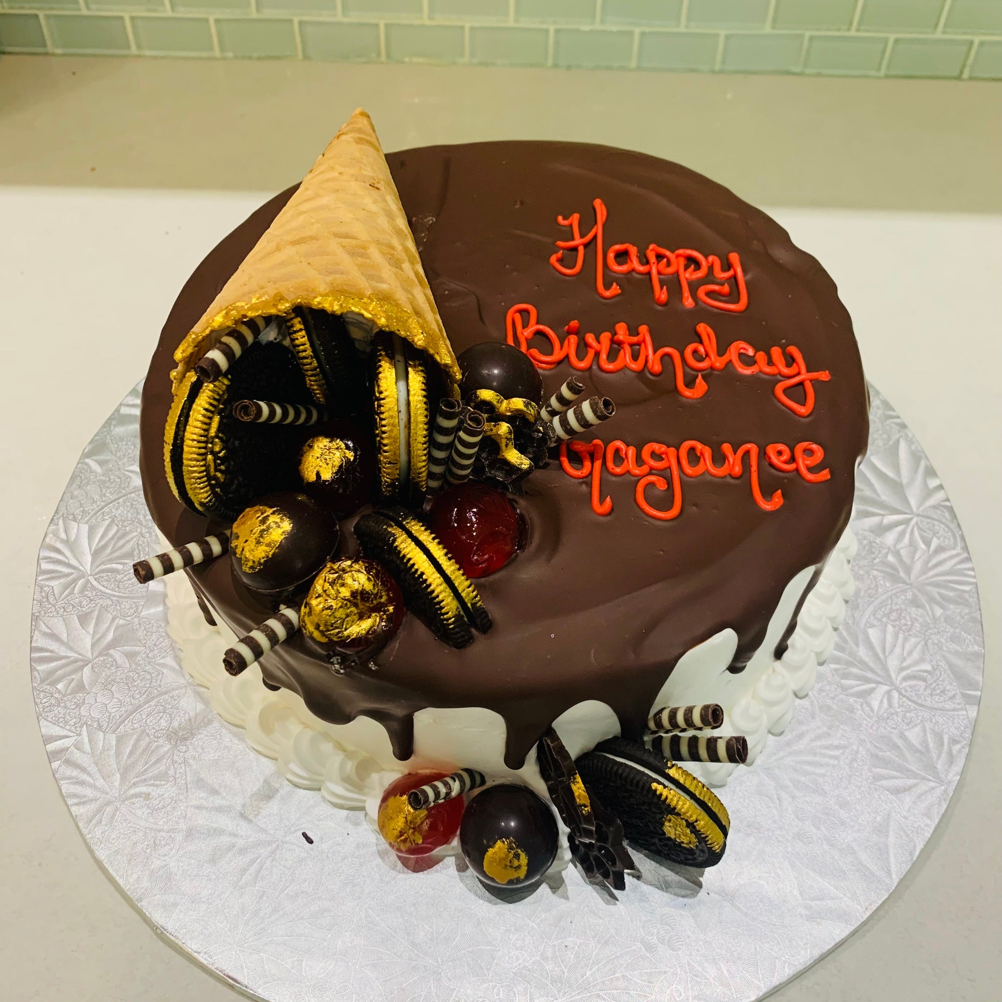 CHOCOLATE CONE CAKE