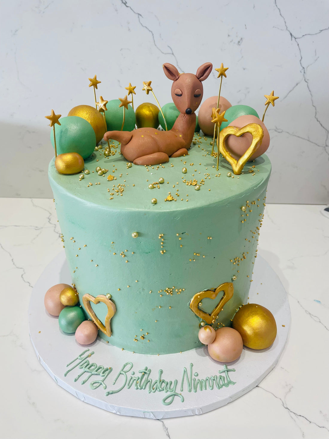 DEER JUNGLE CREAM CAKE