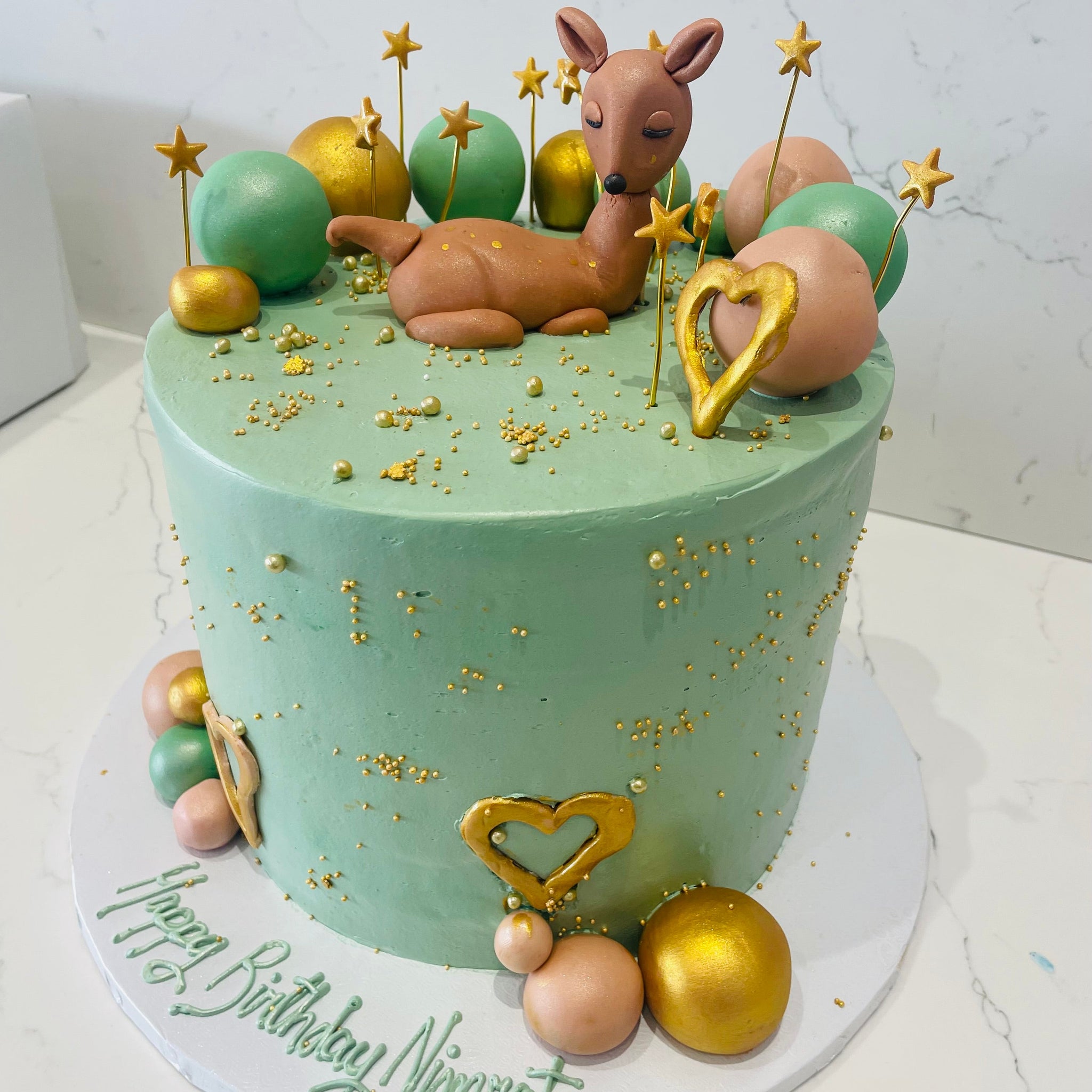 DEER JUNGLE CREAM CAKE