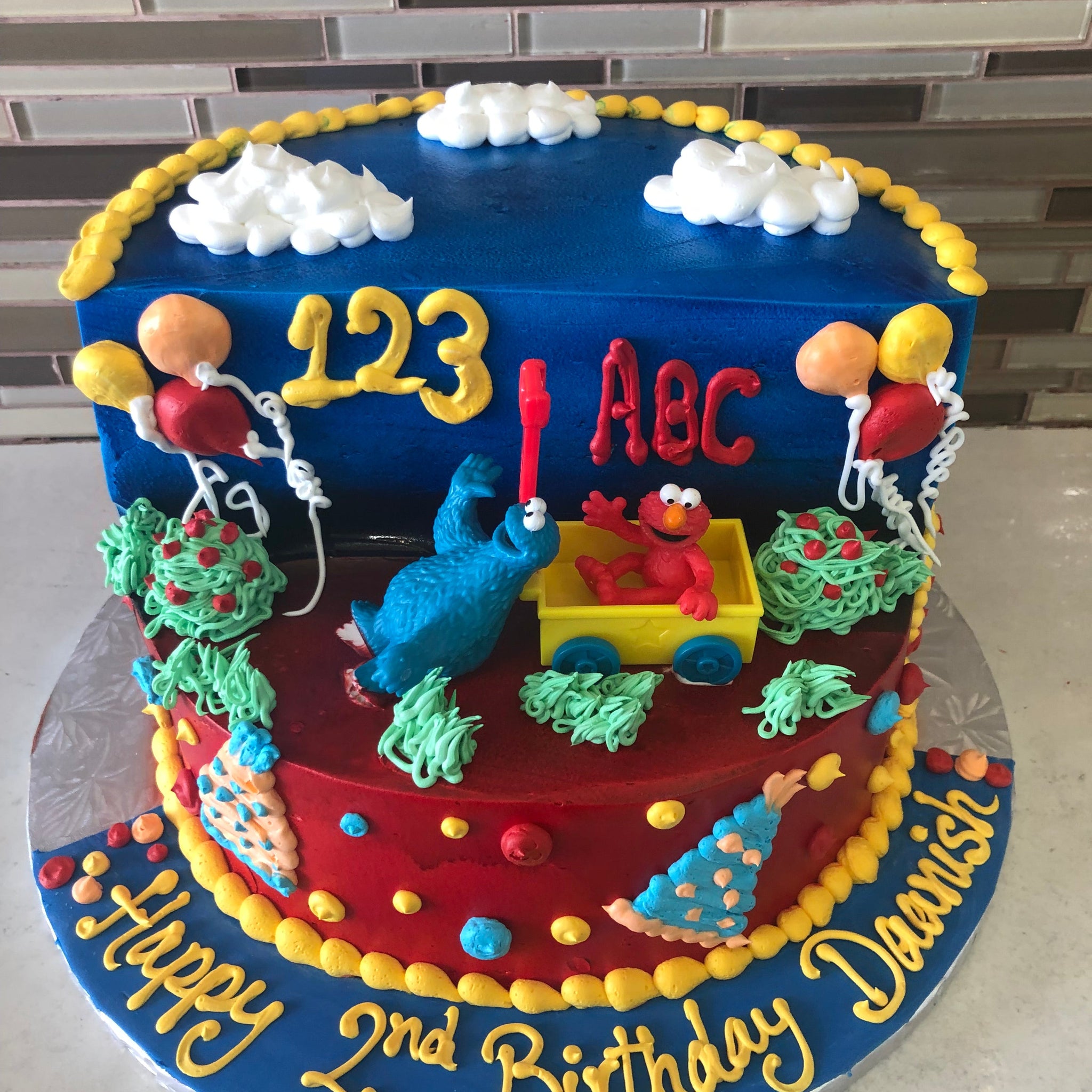 Sesame Street Stage Cake