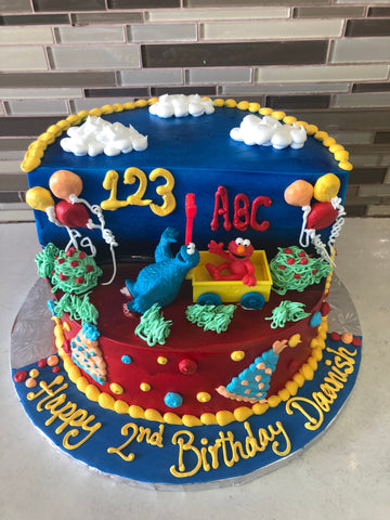 Sesame Street Stage Cake