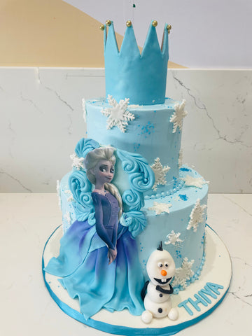 ESLA OLAF FROZEN TIERED CAKE