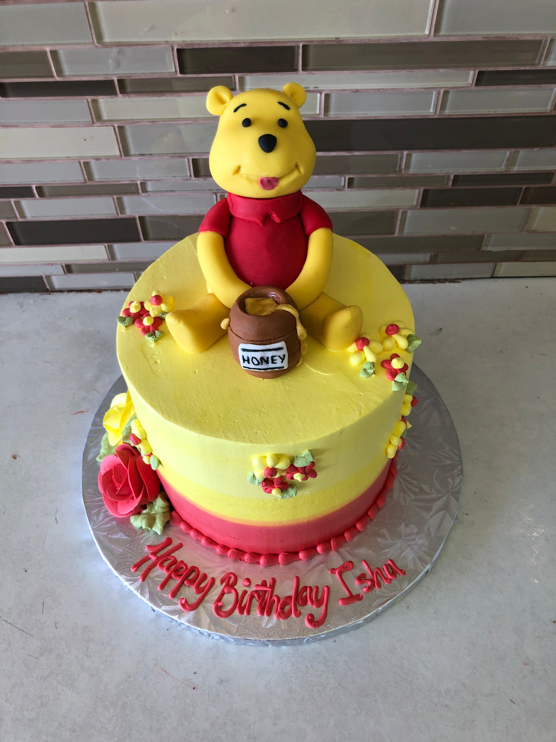 Winnie the Pooh Birthday Cake