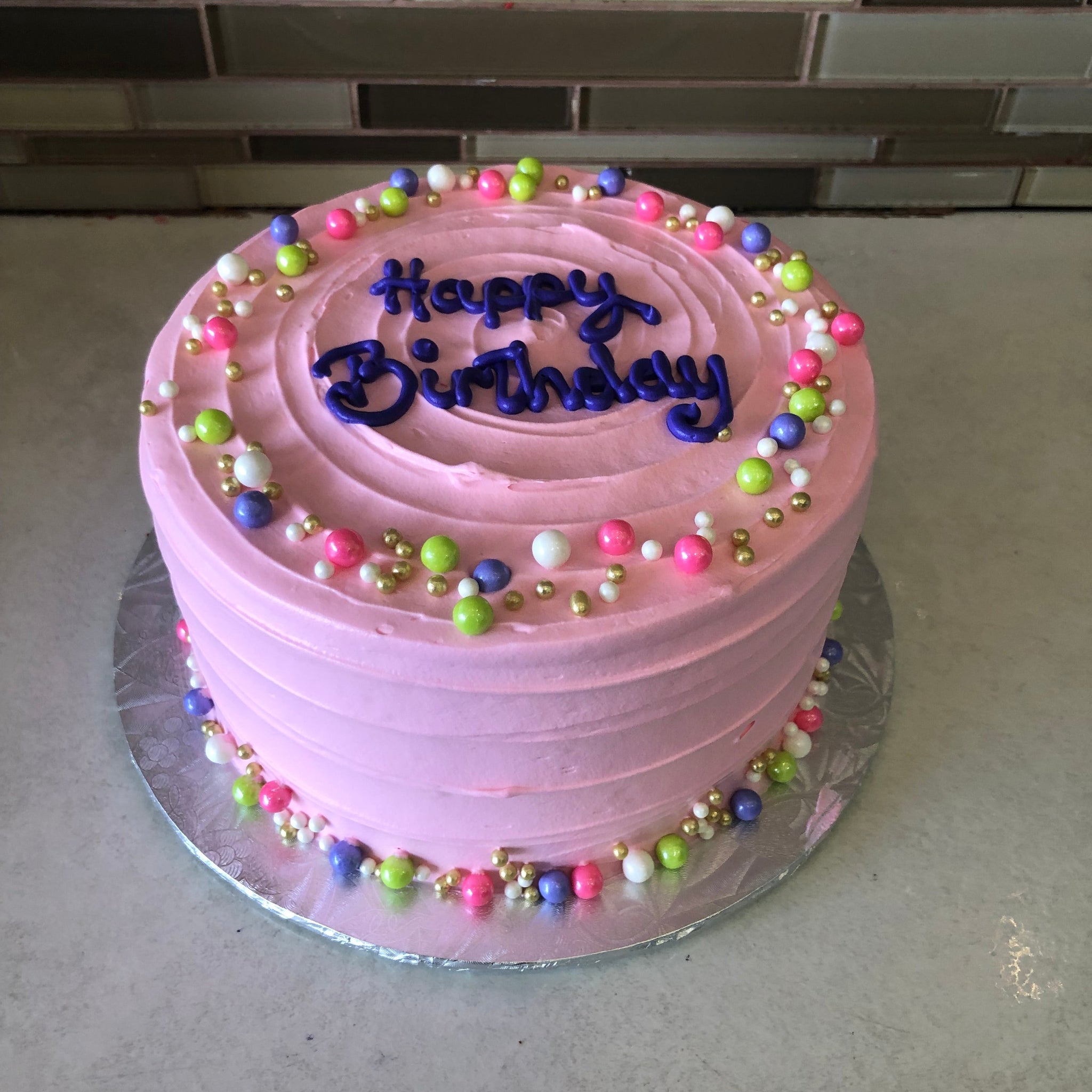 PINK PEARLS CAKE