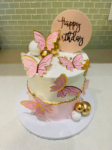 ADITI PINK BUTTERFLY CAKE