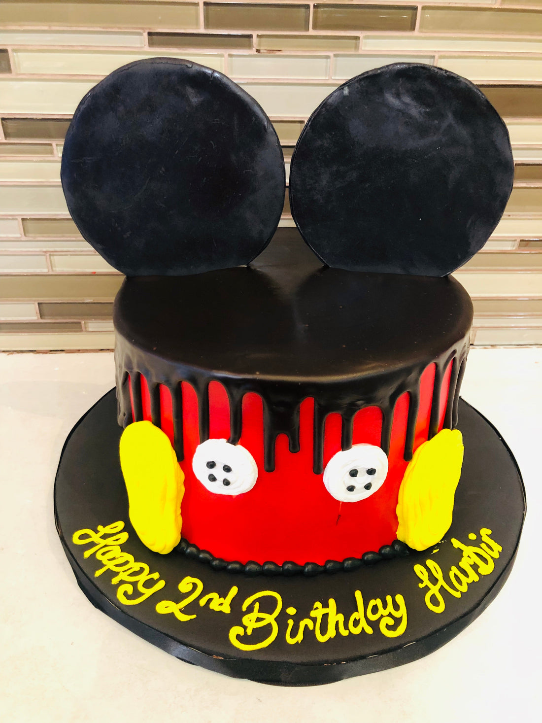 Harbir Mickey Mouse Cake