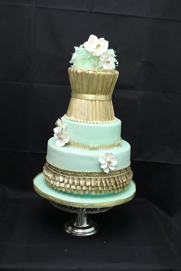 Dimple Wedding Cake