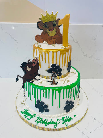 LION KING TIERED BIRTHDAY CAKE