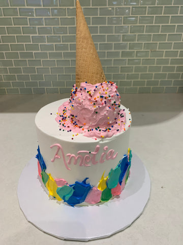 AMELIA ICE-CREAM CONE CAKE