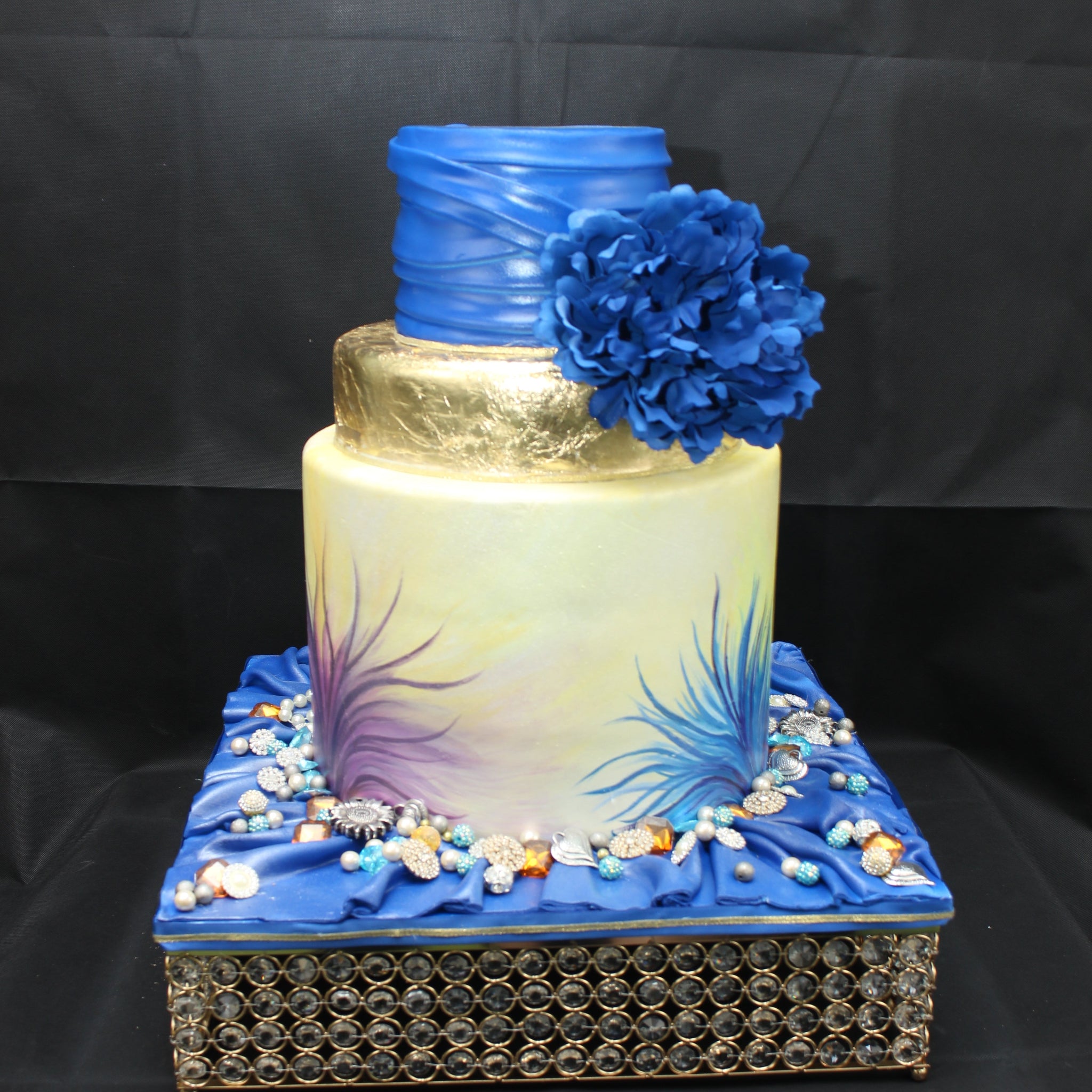 Precious Gems Wedding Cake