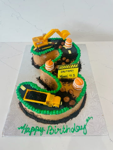 Viaan Construction Theme Cake