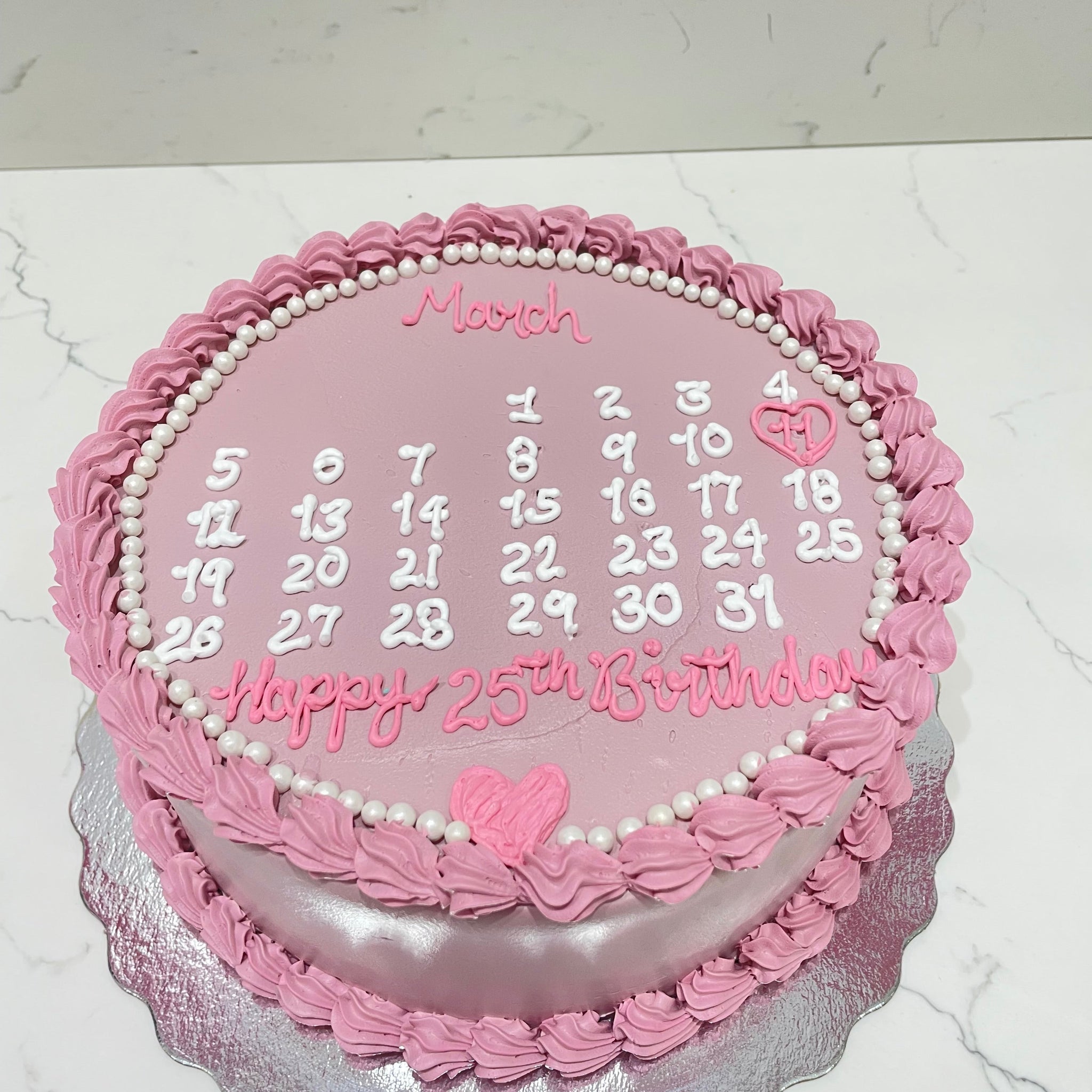 GEET CALENDER BIRTHDAY CAKE