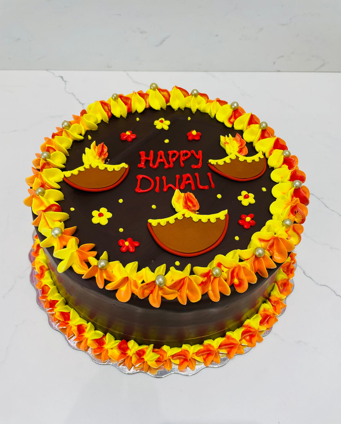 DIWALI LAMPS CAKE