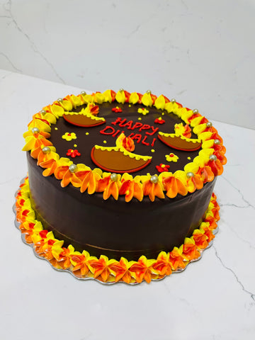 DIWALI LAMPS CAKE