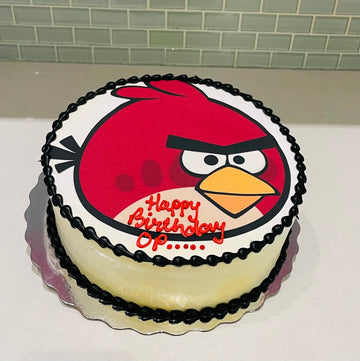 ANGRY BIRD PHOTO CAKE