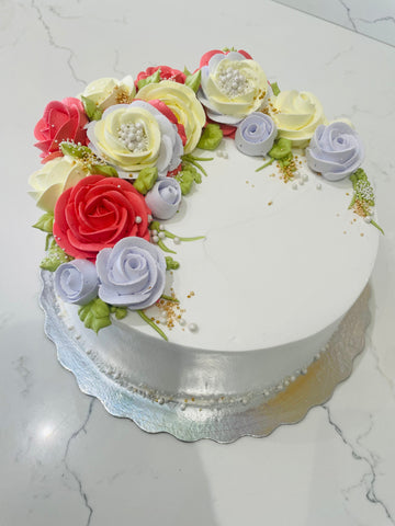 ROSE GARDEN FLORAL CAKE