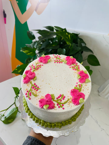 PINK BLOSSOMS CAKE