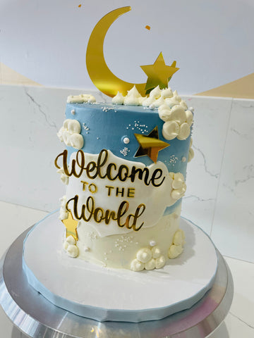 WELCOME TO THE WORLD CREAM CAKE