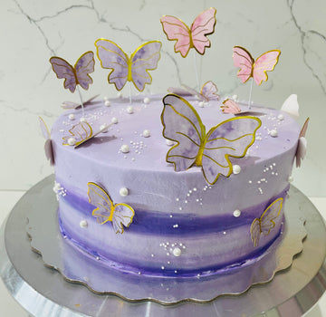 AVA LAVENDER BUTTERFLY CAKE