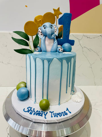 SHIVAAY FIRST BIRTHDAY CAKE