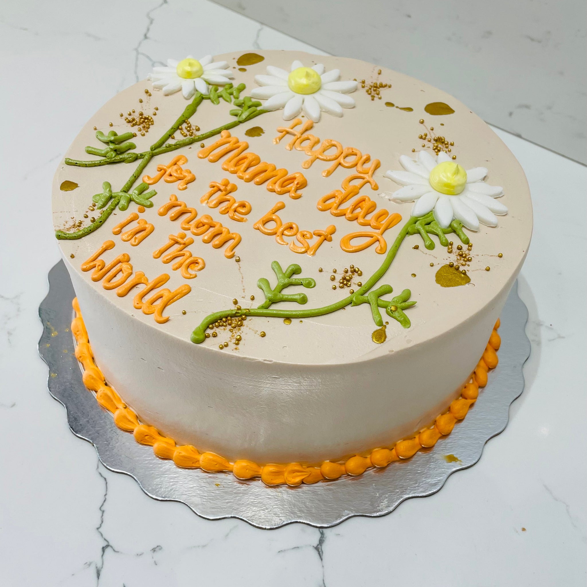 DAISY MOTHER'S DAY CAKE