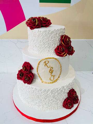 ROSE WEDDING CAKE