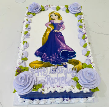 RAPUNZEL PHOTO CAKE