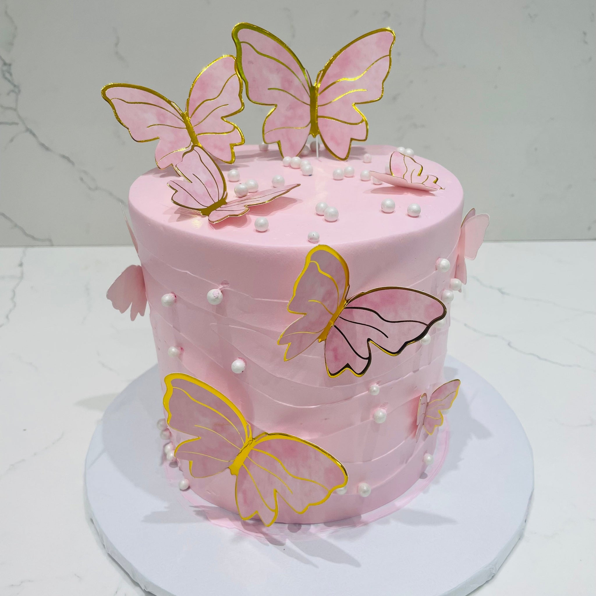 ELOISE PINK BUTTERFLY CAKE