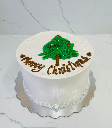 CHRISTMAS Tree Cream   CAKE