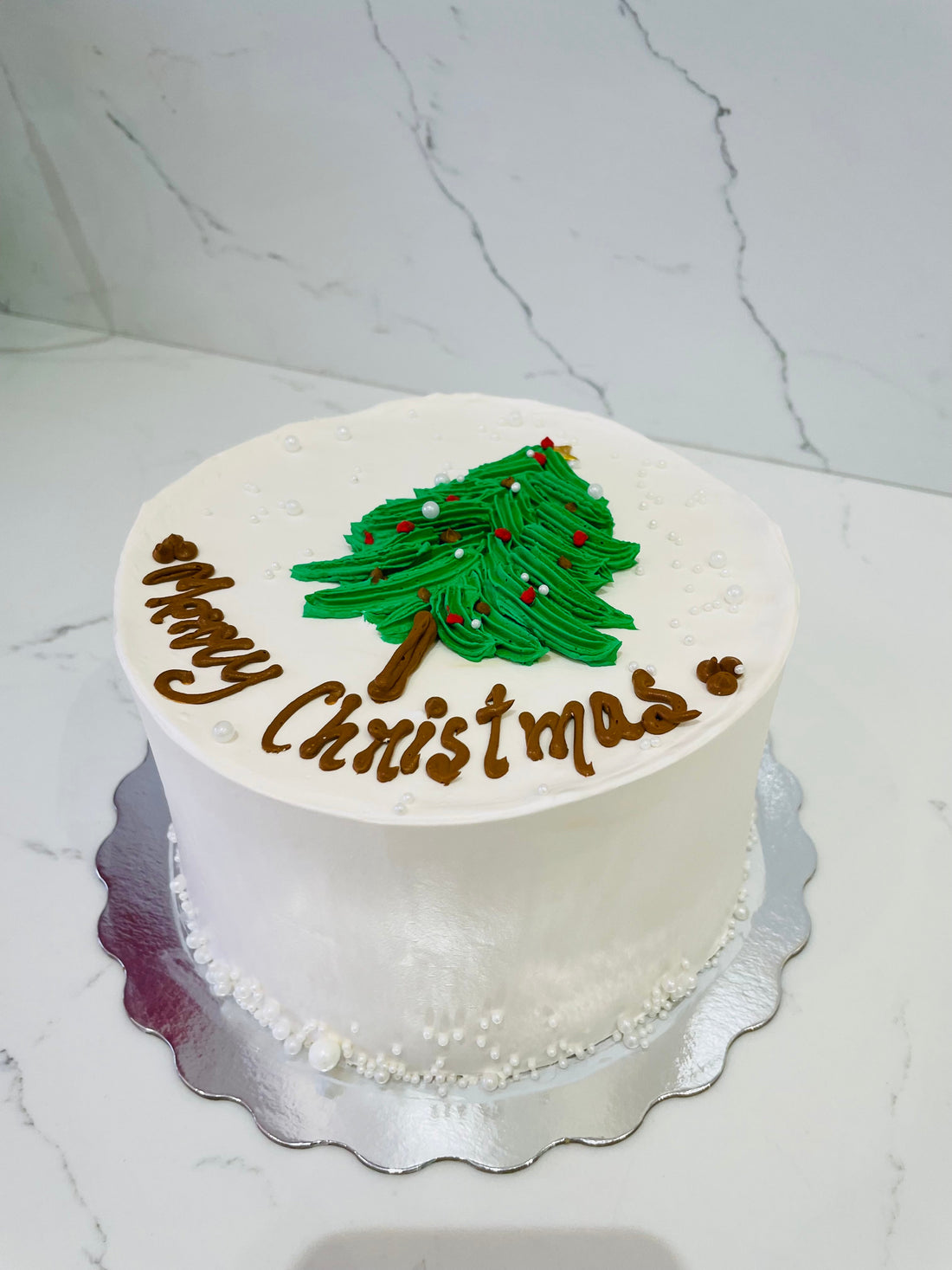 CHRISTMAS Tree Cream   CAKE