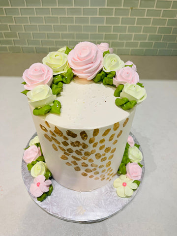 HARMAN PINK FLORAL BIRTHDAY CAKE