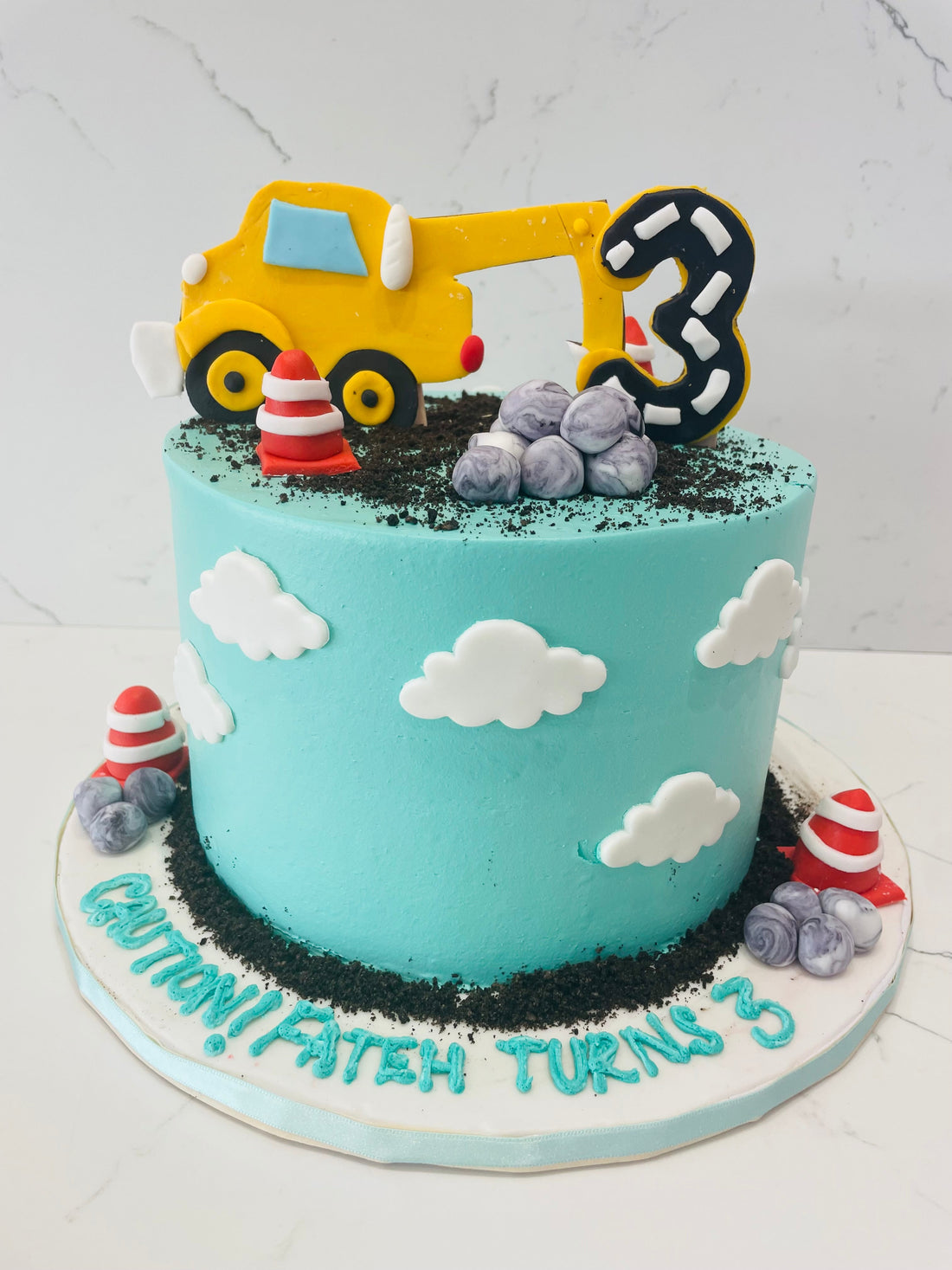 Fateh Construction Cream Cake